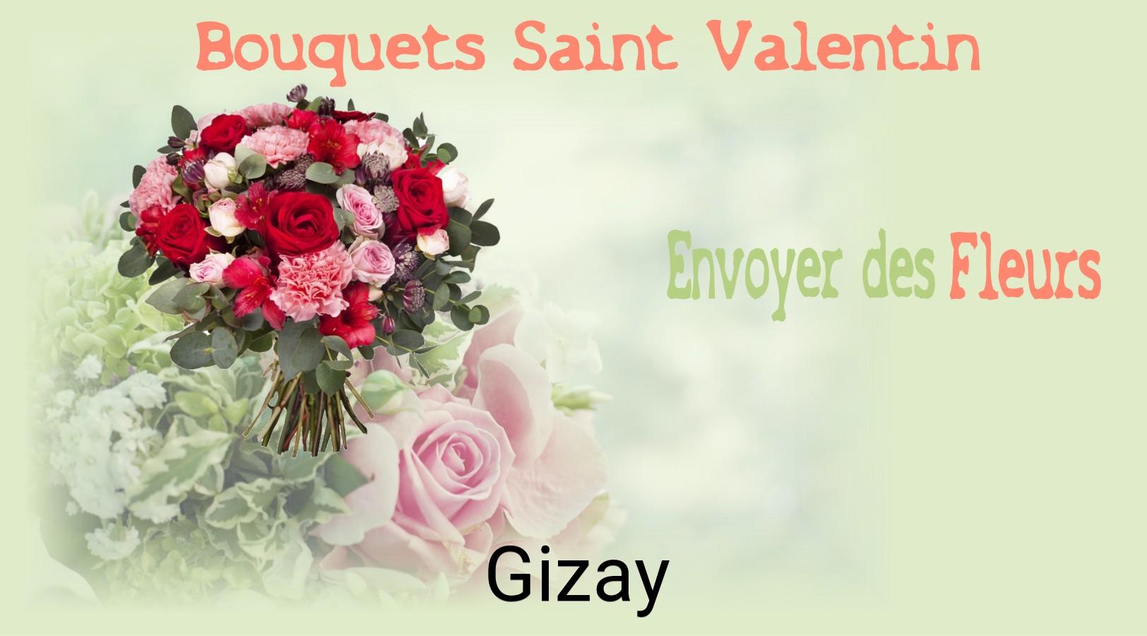 Roses de Saint-Valentin livrées à Gizay